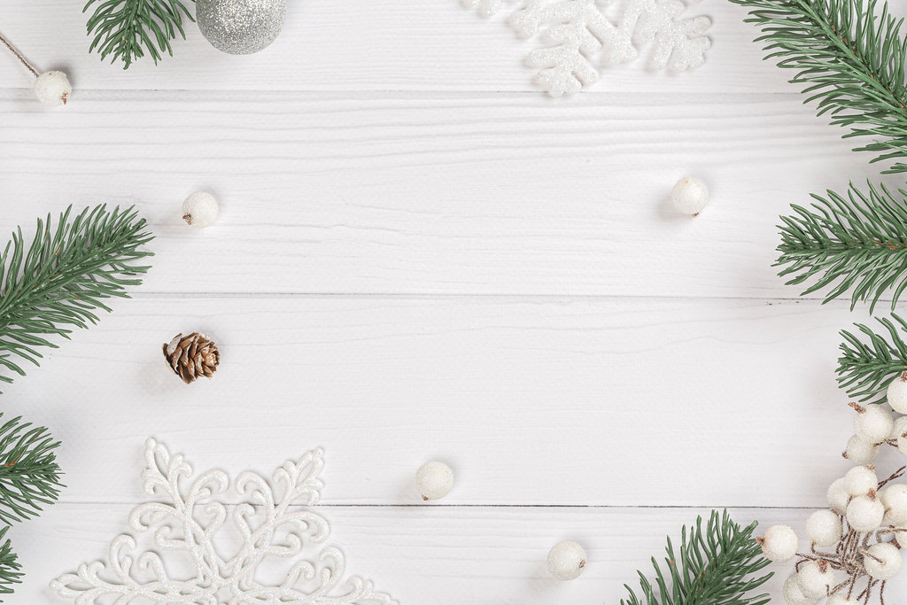 Christmas frame with free space in the middle Christmas frame with free space in the middle
