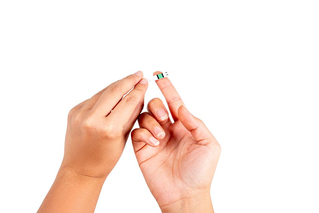 Diabetes blood sugar control concept Diabetes blood sugar control concept