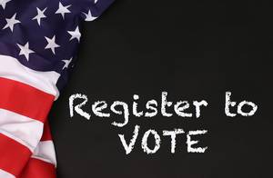 American flag with the text Register to Vote against a blackboard background.jpg American flag with the text Register to Vote against a blackboard background.jpg