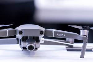 Close-up of DJI Mavic 2 Zoom drone Close-up of DJI Mavic 2 Zoom drone