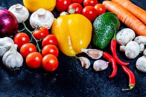 Concept of healthy food- fresh vegetables Concept of healthy food- fresh vegetables