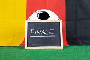 Finale sign with Germany flag Finale sign with Germany flag