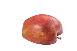 Half of Red Apple on the white background Half of Red Apple on the white background