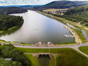 Luftbild des Schiedersees Luftbild des Schiedersees