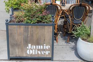 Outside Tables of Jamie Oliver Restaurant Jamie Outside Tables of Jamie Oliver Restaurant Jamie