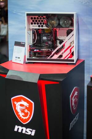 PC von MSI bei der Gamescom 2017 PC von MSI bei der Gamescom 2017