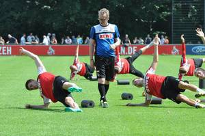 Peter Stöger beim FC Training Peter Stöger beim FC Training