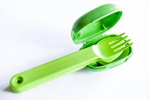 Portable plastic cutlery Portable plastic cutlery