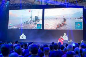 World Of Warships am Messestand von Wargaming World Of Warships am Messestand von Wargaming